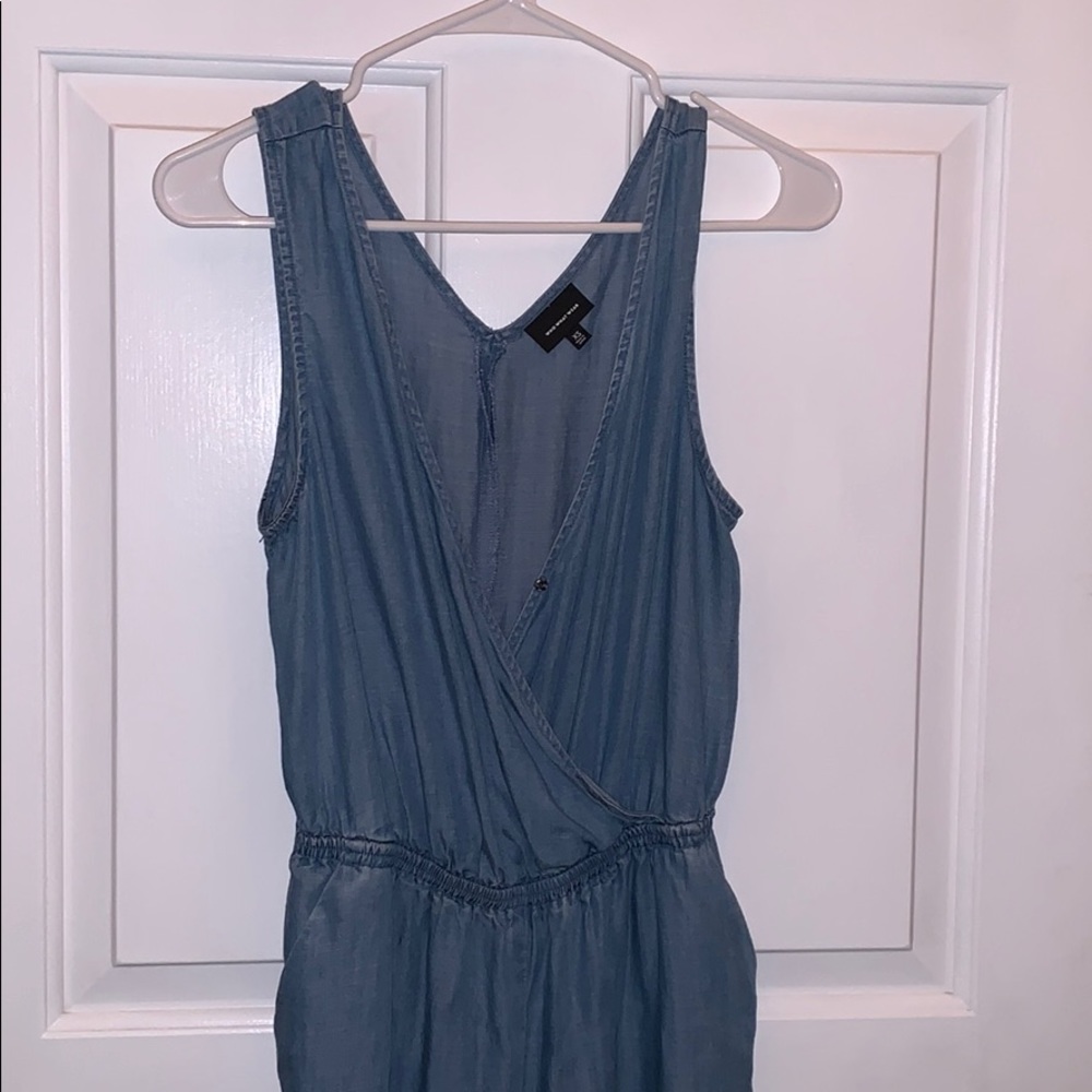 denim jumpsuit